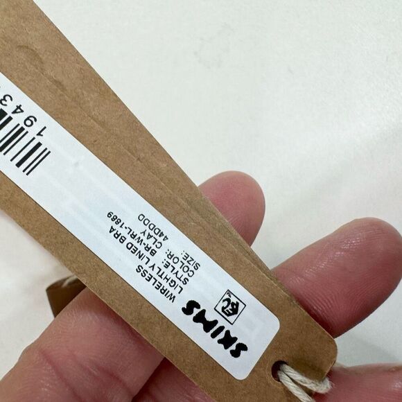 SKIMS Bra Womens Size 42DDDS Tan Clay Lightly Lined Seamless Push-Up NWT Innerwe - Picture 4 of 8